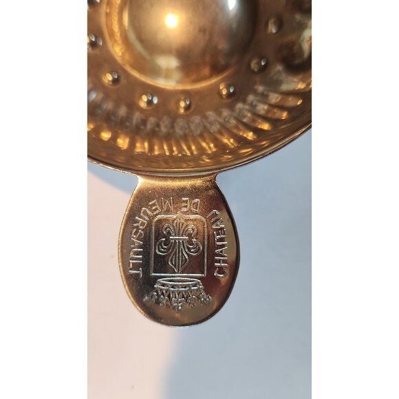 Sommeliers tasting cup A shallow Chateau De Meupsault, silver tastevin tradition - Picture 11 of 15